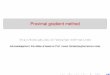 Proximal gradient method - pku.edu.cn