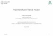 Proportionality and Financial Inclusion