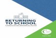 RETURNING TO SCHOOL - Toronto District School Board