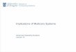 Implications of Multicore Systems