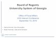 Board of Regents University System of Georgia