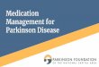 Medication Management for Parkinson Disease