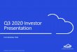 Q3 2020 Investor Presentation - Five9, Inc