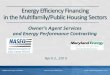Energy Efficiency Financing in the Multifamily/Public 
