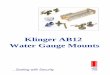 Klinger AB12 Water Gauge Mounts - capitalvalves.co.nz