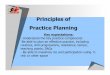 Principles of Practice Planning
