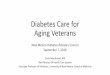 Diabetes Care for Aging Veterans - WordPress.com