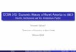 ECON 272: Economic History of North America to 1913