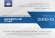 Scholar Support Program ACADEMIC 2018-19 YEAR