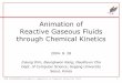 Animation of Reactive Gaseous Fluids Through Chemical Kinetics