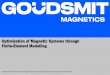 Optimization of Magnetic Systems through Finite-Element 