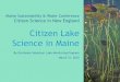 Citizen Lake Science in Maine