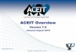 ACEIT Overview