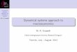 Dynamical systems approach to macroeconomics