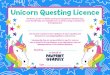 Unicorn Questing Licence
