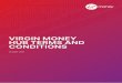 VIRGIN MONEY HUB TERMS AND CONDITIONS