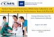 Patient Report Outcomes (PRO) Data Collection and 
