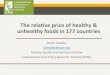 The relative price of healthy & unhealthy foods in 177 