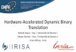 Hardware-Accelerated Dynamic Binary Translation - Inria