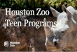 Houston Zoo Teen Programs - Houston Zoo - See them. Save them