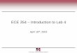 ECE 354 – Introduction to Lab 4