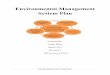 Environmental Management System Plan