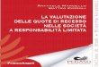 Valutazione (PIV). R. MARCELLO, M. POZZOLI LA VALUTAZIONE 