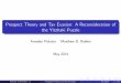 Prospect Theory and Tax Evasion: A Reconsideration of the 