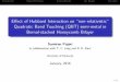 Effect of Hubbard Interaction on ``non-relativistic 