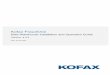 Kofax FraudOne 4.4.2 - Data Warehouse Installation and 