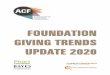 FOUNDATION GIVING TRENDS UPDATE 2020
