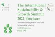 The International Sustainability & Growth Summit 2021 Brochure