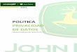 POLITICA PRIVACIDAD DE DATOS