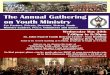 The Annual Gathering on Youth Ministry