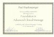 Paul Hopfensperger - Advanced Clinical Massage Qualifications