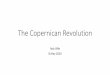 The Copernican Revolution - UniBg