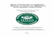 Ohio University Combined Master of Science (MS6473) and 