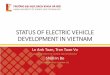STATUS OF ELECTRIC VEHICLE DEVELOPMENT IN VIETNAM