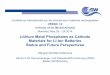 Lithium Metal Phosphates as Cathode Materials ... - Aventri