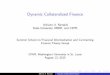 Dynamic Collateralized Finance