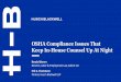OSHA Compliance Issues That Keep In-House Counsel Up At Night