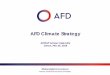 AFD Climate Strategy - Association of Development 