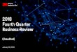 2018 Fourth Quarter Business Review