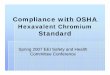 Compliance with OSHA