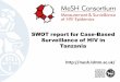 SWOT report for Case-Based Surveillance of HIV in Tanzania