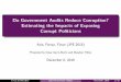 Do Government Audits Reduce Corruption? Estimating the 