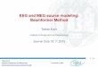 EEG and MEG source modeling: Beamformer Method