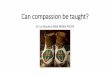 Can compassion be taught? - Healthwatch Wakefield