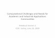 Computaonal Challenges and Needs for Academic and 