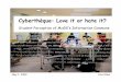 Cyberthèque: Love it or hate it?